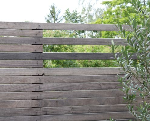 Sichtschutz aus Holz