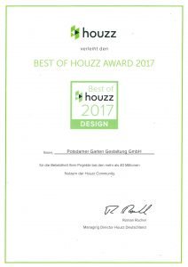 Auszeichnung für Berliner Gärten - Best of Houzz Award