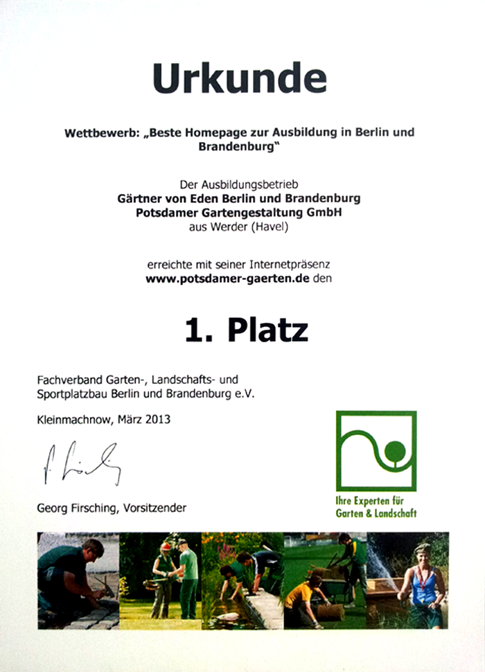 Potsdamer Gartengestaltung, stellenangebote › berliner gärten | gärten für berlin und brandenburg, Design ideen